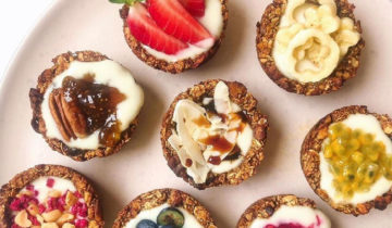 Granola Cups au caramel salé