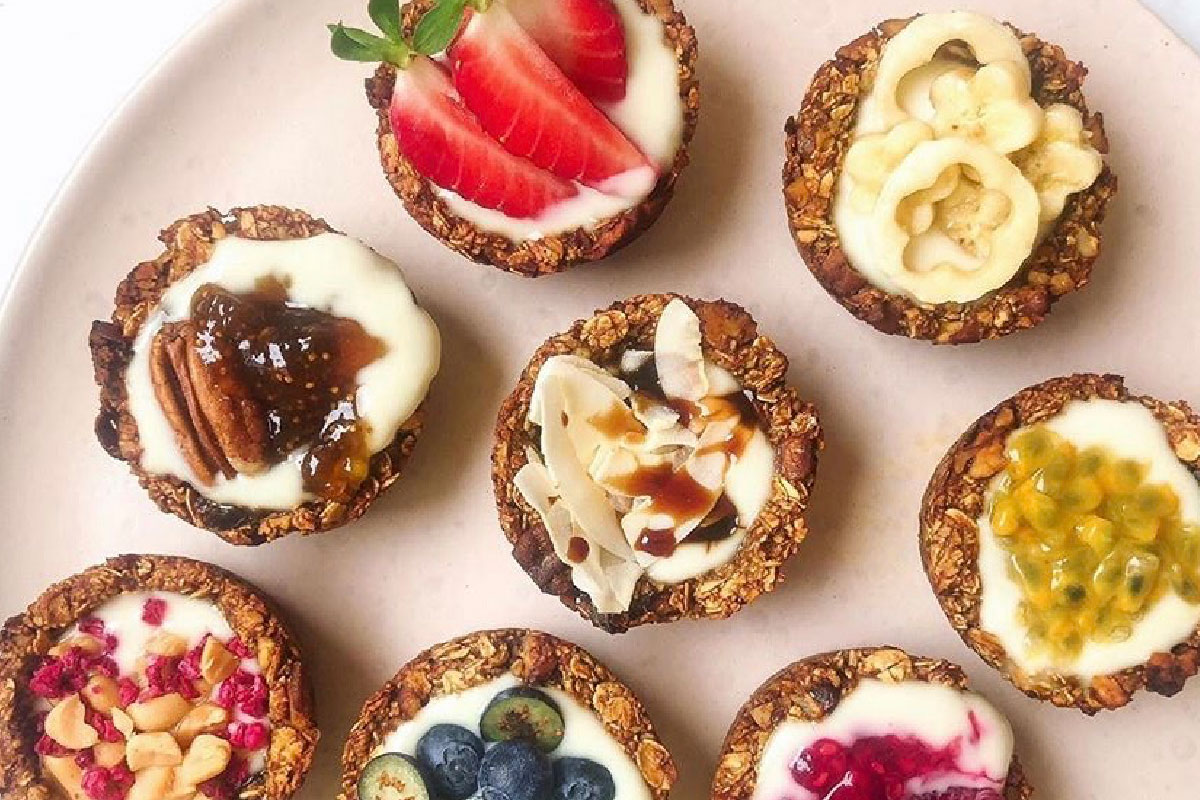 Granola Cups au caramel sale